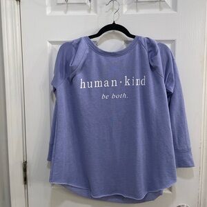 Grayson Threads Lavender Long Sleeve With Exposed Shoulders, Size L